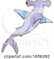 Poster, Art Print Of Cute Hammerhead Shark