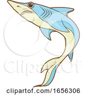 Poster, Art Print Of Blue Shark