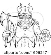 Poster, Art Print Of Spartan Trojan Female Warrior Gamer Woman