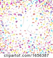 Poster, Art Print Of Colourful Numbers Background