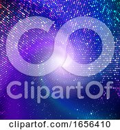 Abstract Halftone Dots Background