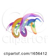 3d Abstract Brush Stroke Curl