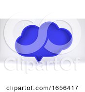 Poster, Art Print Of Colored Speech Bubble Background