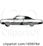 Black And White Classic Car