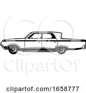 Black And White Classic Car