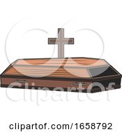 Poster, Art Print Of Coffin And Cross