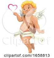 Cupid Making A Heart by Vector Tradition SM