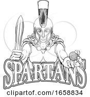 Spartan Trojan Gladiator Golf Warrior Woman