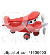 Poster, Art Print Of Airplane Cartoon Character