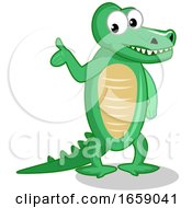 Poster, Art Print Of Alligator Presenting
