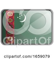 Vector Illustration Of Turkmenistan Flag