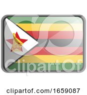 Poster, Art Print Of Vector Illustration Of Zimbabwe Flag