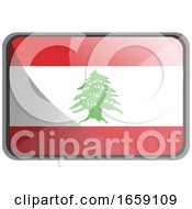 Poster, Art Print Of Vector Illustration Of Lebanon Flag