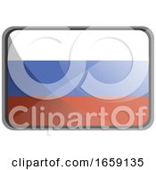 Vector Illustration Of Russia Flag