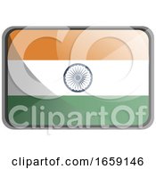 Vector Illustration Of India Flag