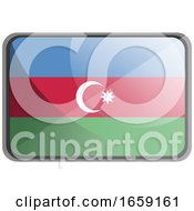 Vector Illustration Of Azerbaijan Flag
