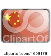 Poster, Art Print Of Vector Illustration Of China Flag