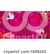 Poster, Art Print Of Wedding Or Valentines Day Background