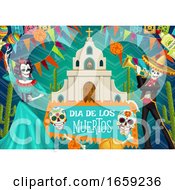 Poster, Art Print Of Dia De Los Muertos Mexican Design