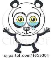 Poster, Art Print Of Cartoon Crying Panda