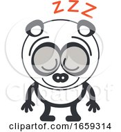 Poster, Art Print Of Cartoon Sleeping Panda