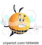 Poster, Art Print Of Bee Showing Direction
