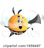 Bee With Megaphone
