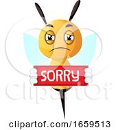 Poster, Art Print Of Bee Feeling Sorry