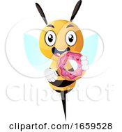 Poster, Art Print Of Bee With Dount
