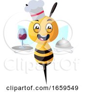 Poster, Art Print Of Bee As Waiter