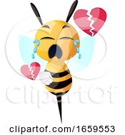 Poster, Art Print Of Broken Hearted Bee
