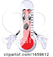 Poster, Art Print Of Confused Thermometer