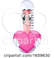 Poster, Art Print Of Thermometer With Big Heart