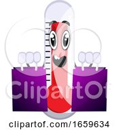 Poster, Art Print Of Thermometer With Shopping Bags
