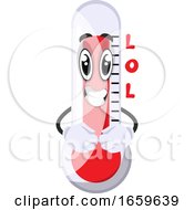 Poster, Art Print Of Thermometer Is Laughing