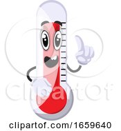 Poster, Art Print Of Thermometer Having Idea