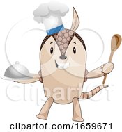 Poster, Art Print Of Armadillo With Chef Hat