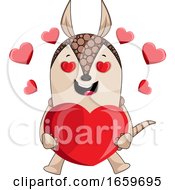 Armadillo In Love by Morphart Creations