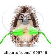 3d Hedgehog Uses Green Energy by Steve Young