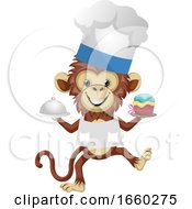 Poster, Art Print Of Monkey In Chef Suit