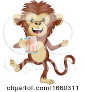 Poster, Art Print Of Monkey With Beer