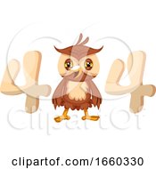 Poster, Art Print Of Owl 404 Error