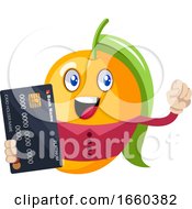 Poster, Art Print Of Mango With Credit Card