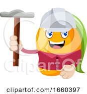 Poster, Art Print Of Mango With Hammer