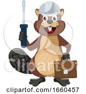 Poster, Art Print Of Beaver Worker