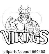 Viking Gamer Gladiator Warrior Controller Mascot
