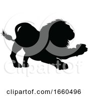 Poster, Art Print Of Lion Animal Silhouette