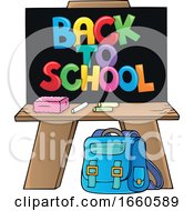 Poster, Art Print Of Back To School Blackboard