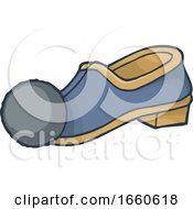 Blue Tsarouchi Shoe