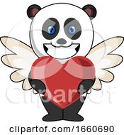 Panda With Heart